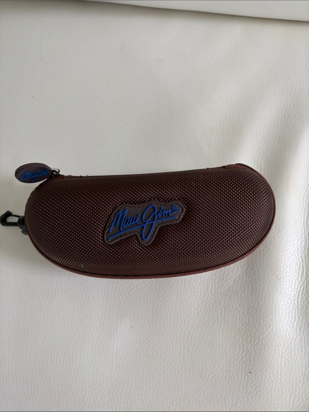 Maui Jim Brown Eyewear Case - Protective Travel Pouch & Sunglasses